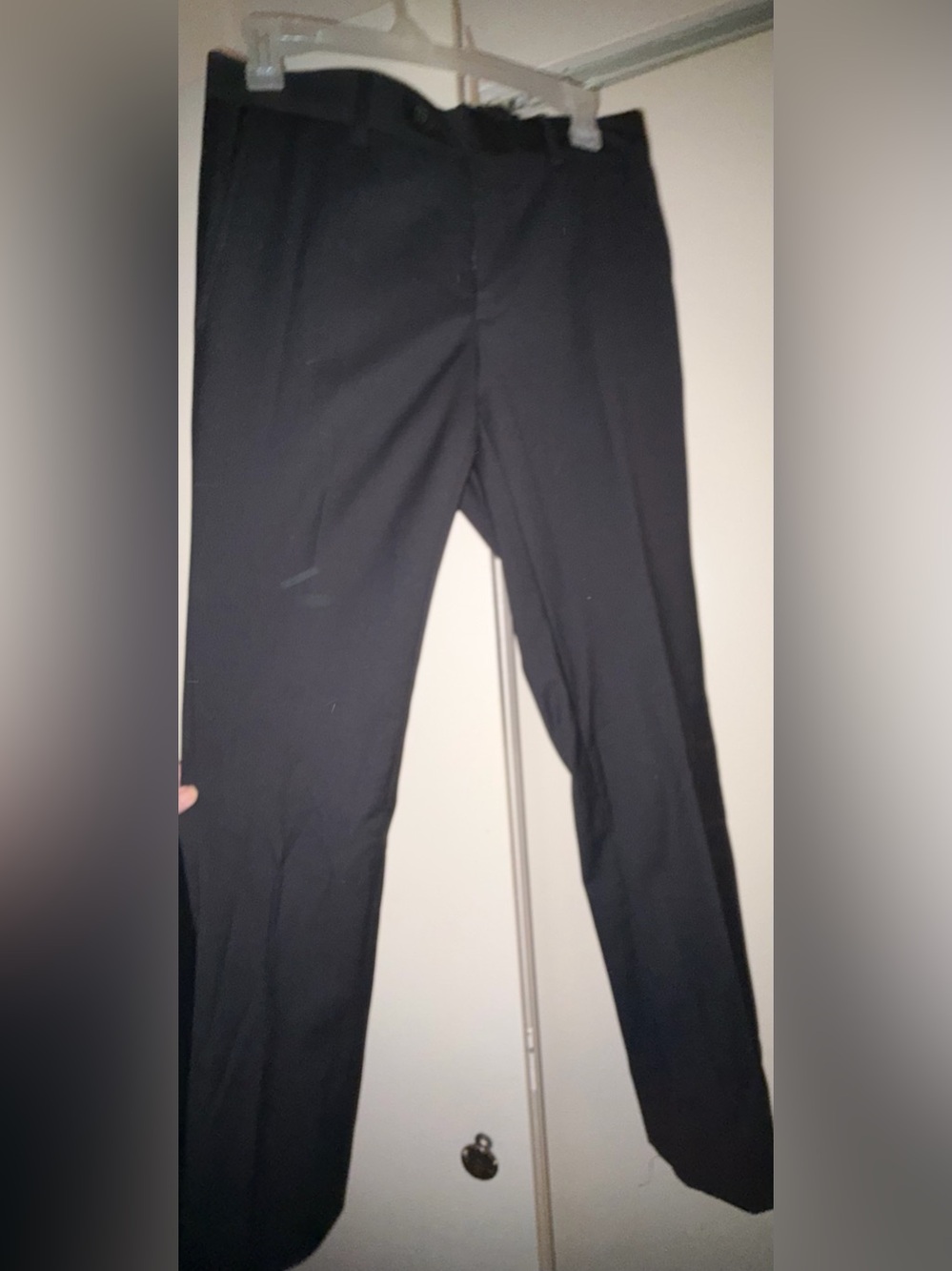 Men's Black Dress Pants - Classic Straight Fit